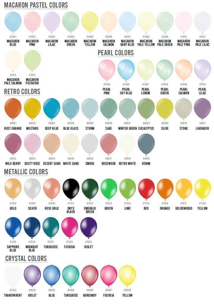 Color Chart 2 Color Chart